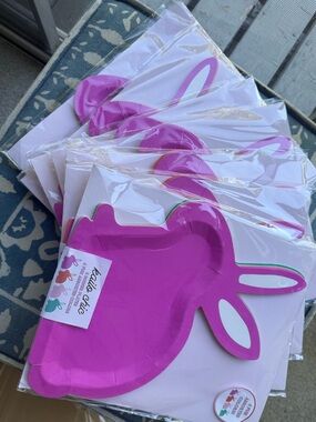 kailo chic Pink Dinner Plates - Set of 8